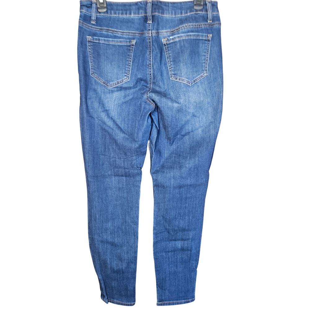 Stitch Star Jeans Womens Size 10 Medium Wash Skinny Stretch Denim Casual Pants